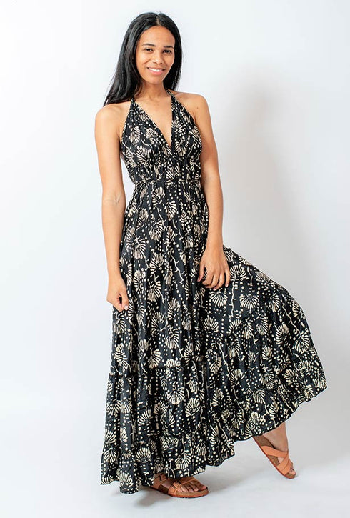 Long halter dress Lorella