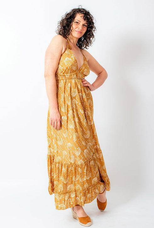 Long halter dress Lorella