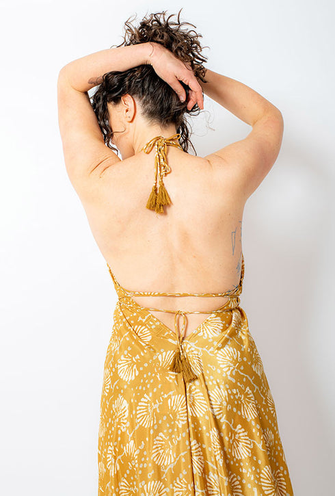 Long halter dress Lorella