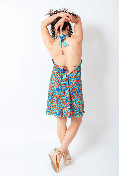 Y Why? Lorena Short Neckholder Dress