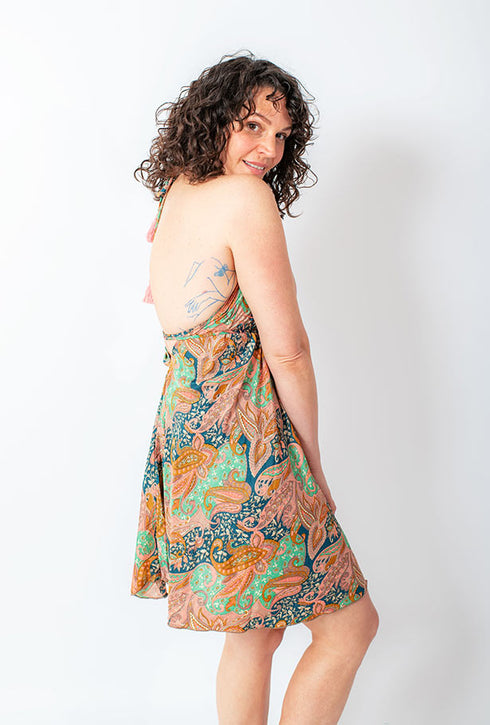 Y Why? Lorena Short Neckholder Dress