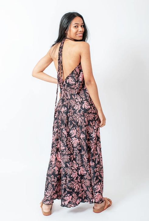 Abito Aline lungo fino al pavimento Delia