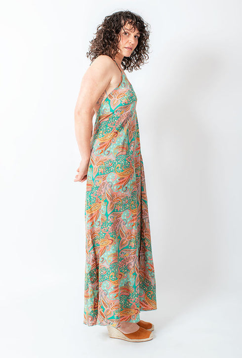 Abito Aline lungo fino al pavimento Delia