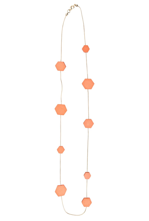 Long Geometric necklace Lidia