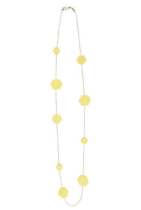 Long Geometric necklace Lidia